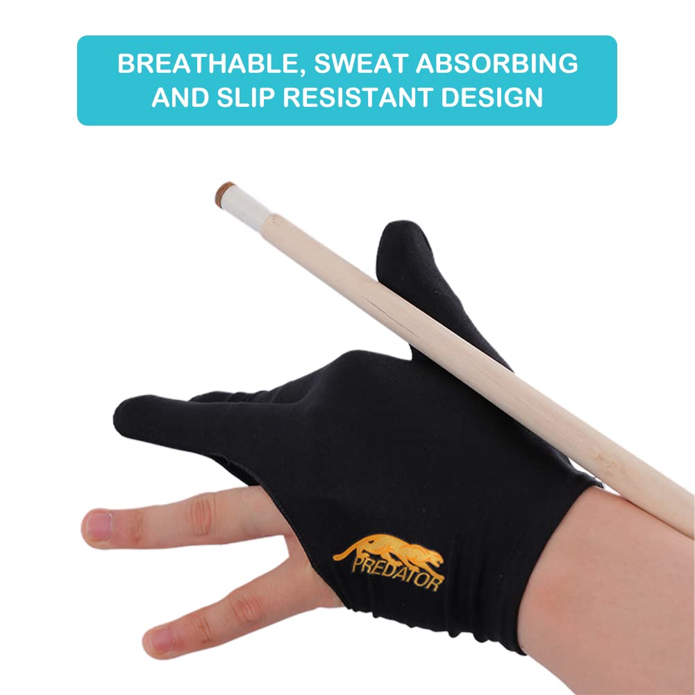 Guanti Biliardo Professionale Guanti Da Biliardo Professionali - 4 Pezzi  Per Mano Sinistra E Destra Guanti Tre Dite, image size:1001x1001