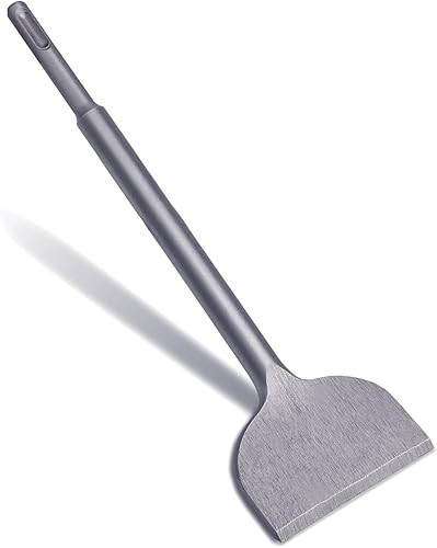 Cincel de raspado SDS Plus de 1.57 x 10 pulgadas (1.575 x 9.843 in) para azulejos de mampostería, cemento, cemento, ladrillo, piedra, pared (doblado