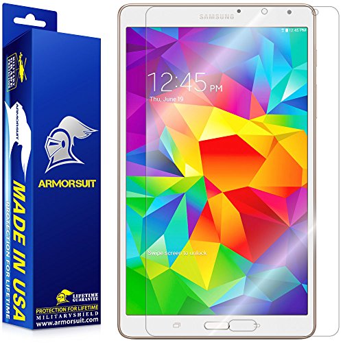 ArmorSuit MilitaryShield Screen Protector for Samsung Galaxy Tab S 8.4 - [Max Coverage] Anti-Bubble HD Clear Film