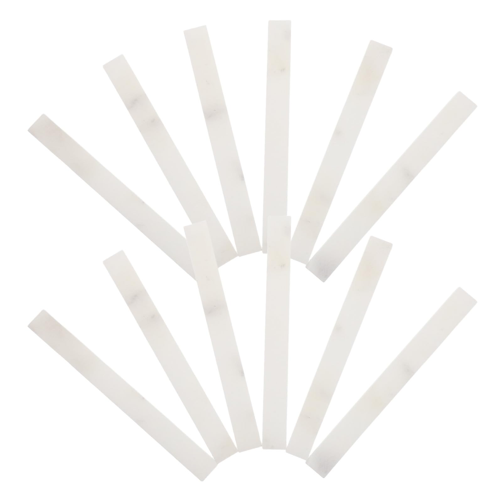 Artibetter 40 Piezas Marcador Plano de Esteatita, Blanco