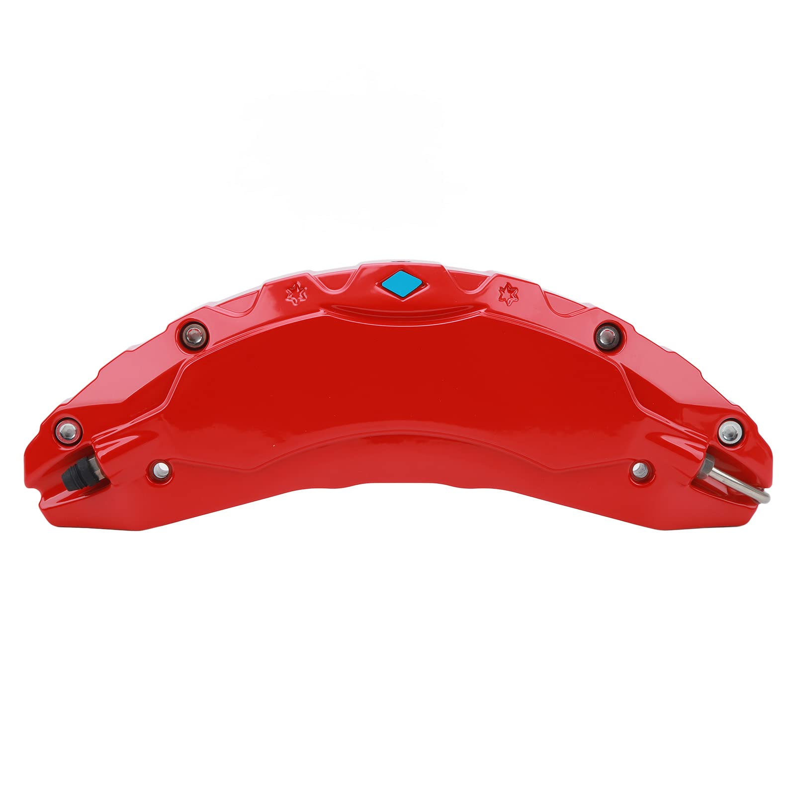Para Cubre Pinza de Coche Deportivo, Rojo Amarillo Verde de aleación de aluminio del disco de freno de la pinza de repuesto para 18in/19 en Ruedas Hub (Rojo)