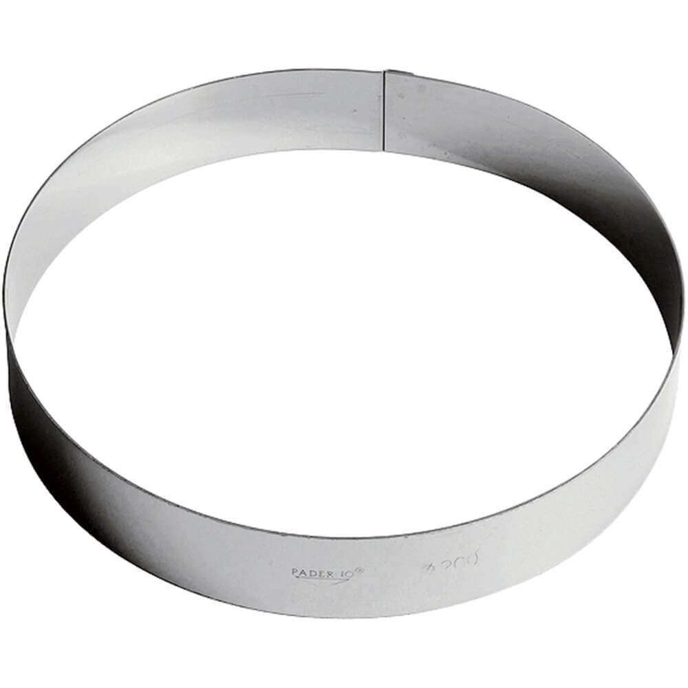 Paderno World Cuisine 7 1/8 by 2 Inch Entremet Pastry Ring
