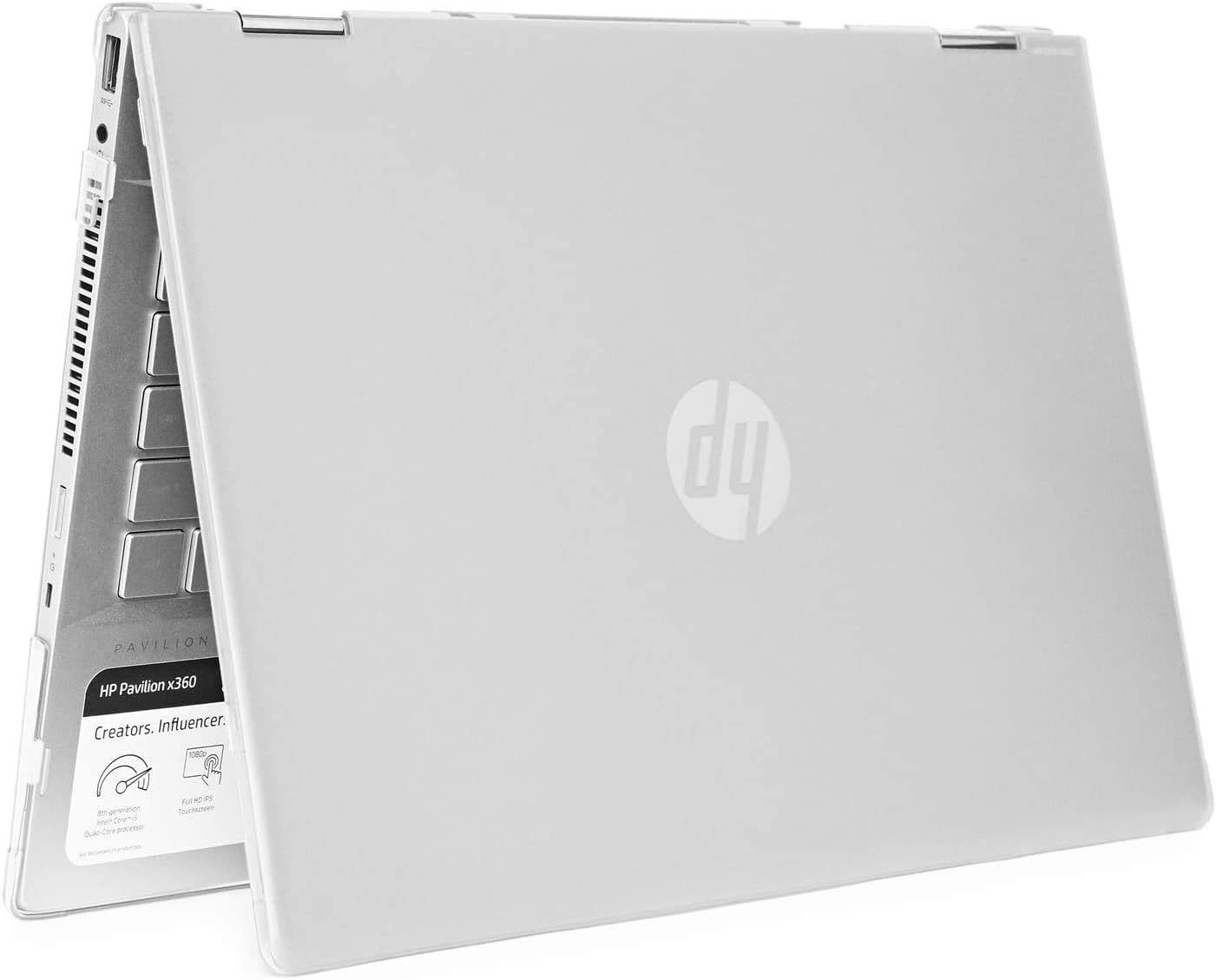 Hard Shell Case ONLY Compatible for 2021 / 2022 14" HP Pavilion x360 14-DYxxxx Series (NOT Compatible with Other HP Pavilion Series) Convertible laptops (Clear)