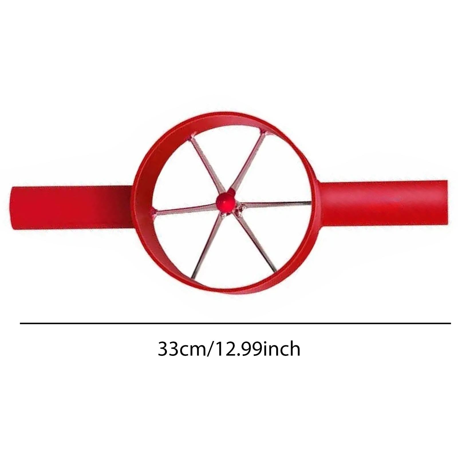 MagiDeal Divisor de Bambú Manual de 33 Cm de Largo, Fácil de Usar, Profesional para Jardinería, Resistente, Multiusos, Diámetro de 5 Pulgadas, 6 Cuchillas
