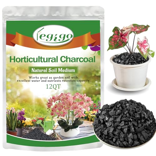 Image of Legigo 12QT Horticultural Charcoal- Natural Biochar Soil Amendment