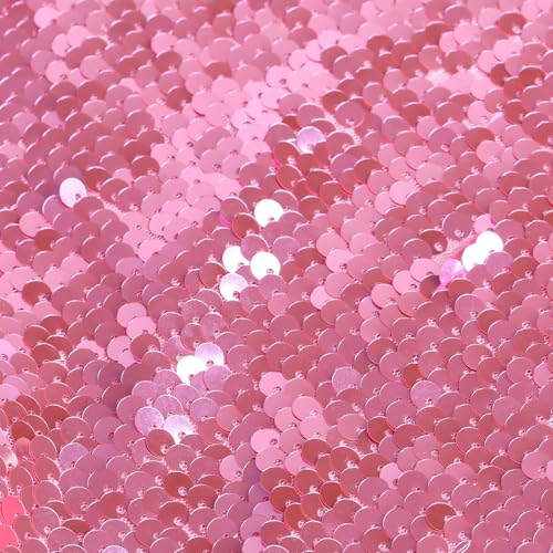Image of WELAKEN Girls Ombre Sequin Dress Sparkly Fancy Short Puff Sleeves Gradient Party Dress