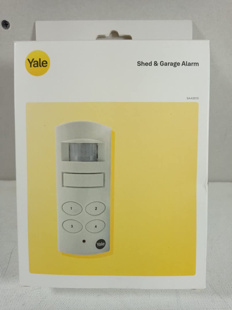 YaleShed and Garage Alarm, Free-Standing or Wall-Mounted Wireless Alarm, Easily Secure Outside Buildings and Caravans,