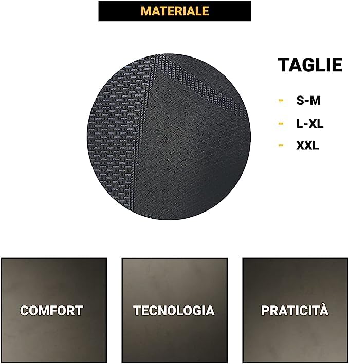 WRK 3 Pezzi T-Shirt Uomo Dryarn - Filato Innovativo ed Altamente Performante - Leggero, Isolante e Traspirante - per attività Blanda Che per Sforzi ad Alta Intensità