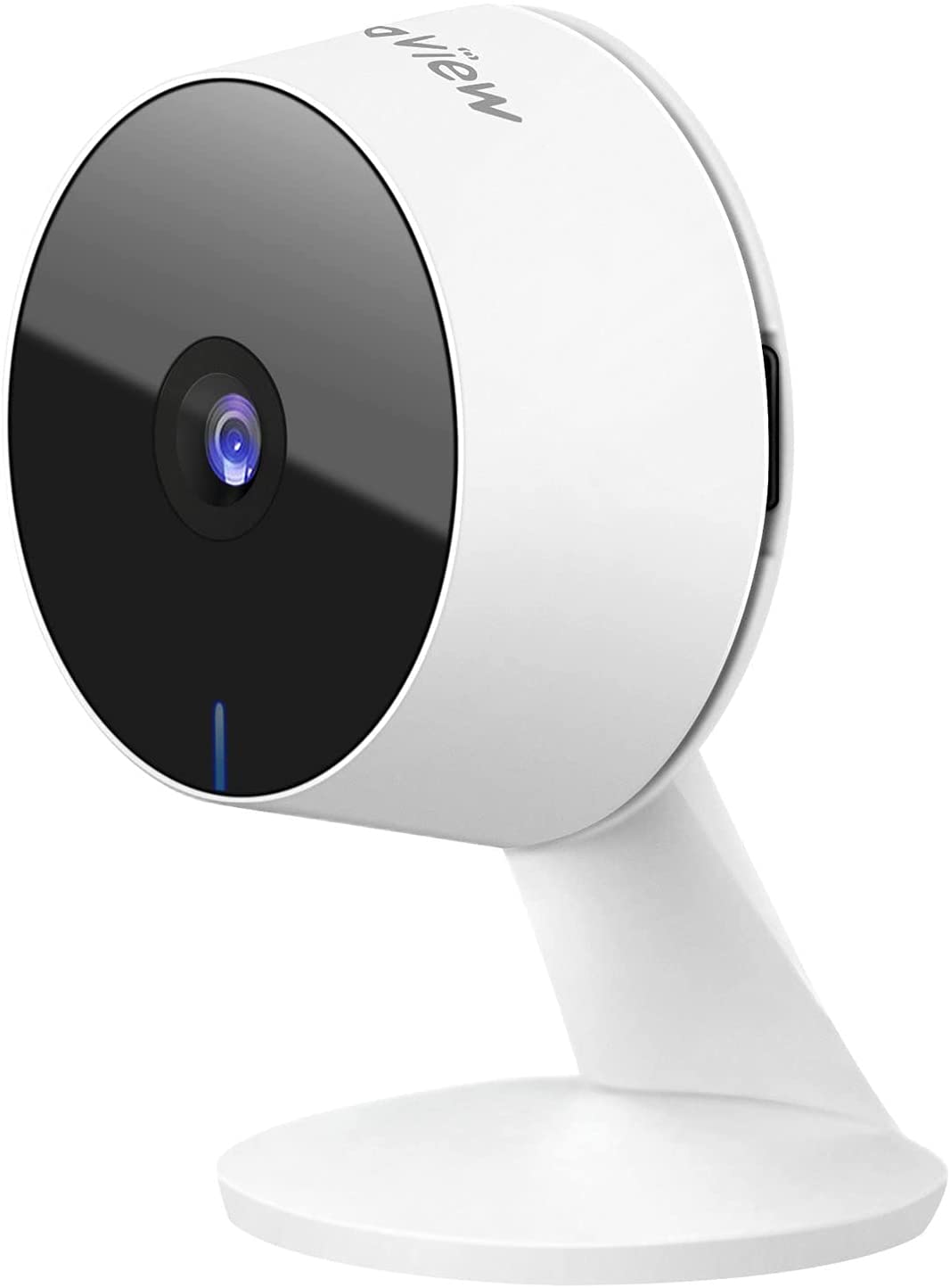 LaView 1080P HD Pet Camera Mini Indoor Security Camera with Night Vision and Motion Tracking WiFi Home Camera Compatible with Alexa (LV-PWF1), White