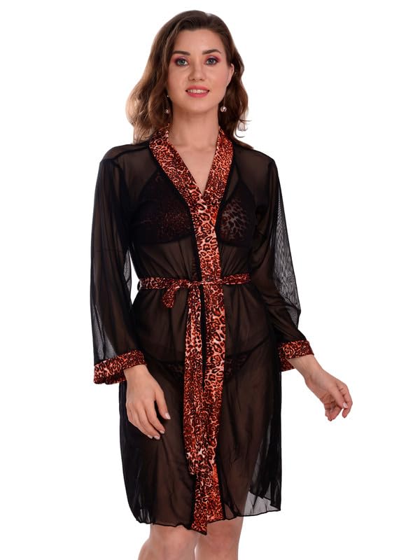 Image of Women Satin Lace Solid Print Babydoll Lingerie Honeymoon Nighty.