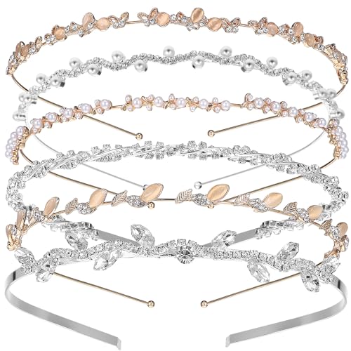 Couronnes de Cheveux de Mariée en Alliage Strass Durables Haute Qualité pour Banquet et Fêtes