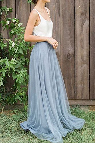 EllieHouse Womens Long High Waist Holiday Tulle Skirt PC222