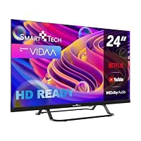 Smart Tech TV LED HD 24' (60 cm) 24HV02V VIDAA 3xHDMI 2xUSB Hotel Mode, Netflix, YouTube, Video, Disney+ – Ansicht 7
