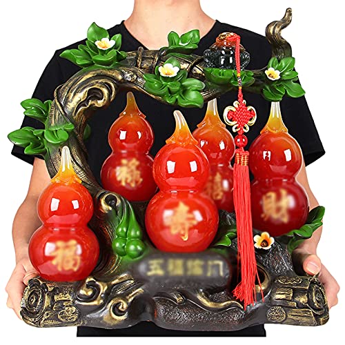 Ornement Feng Shui gourde Hu Lu idée cadeau idéale pour pendaison de crémaillère