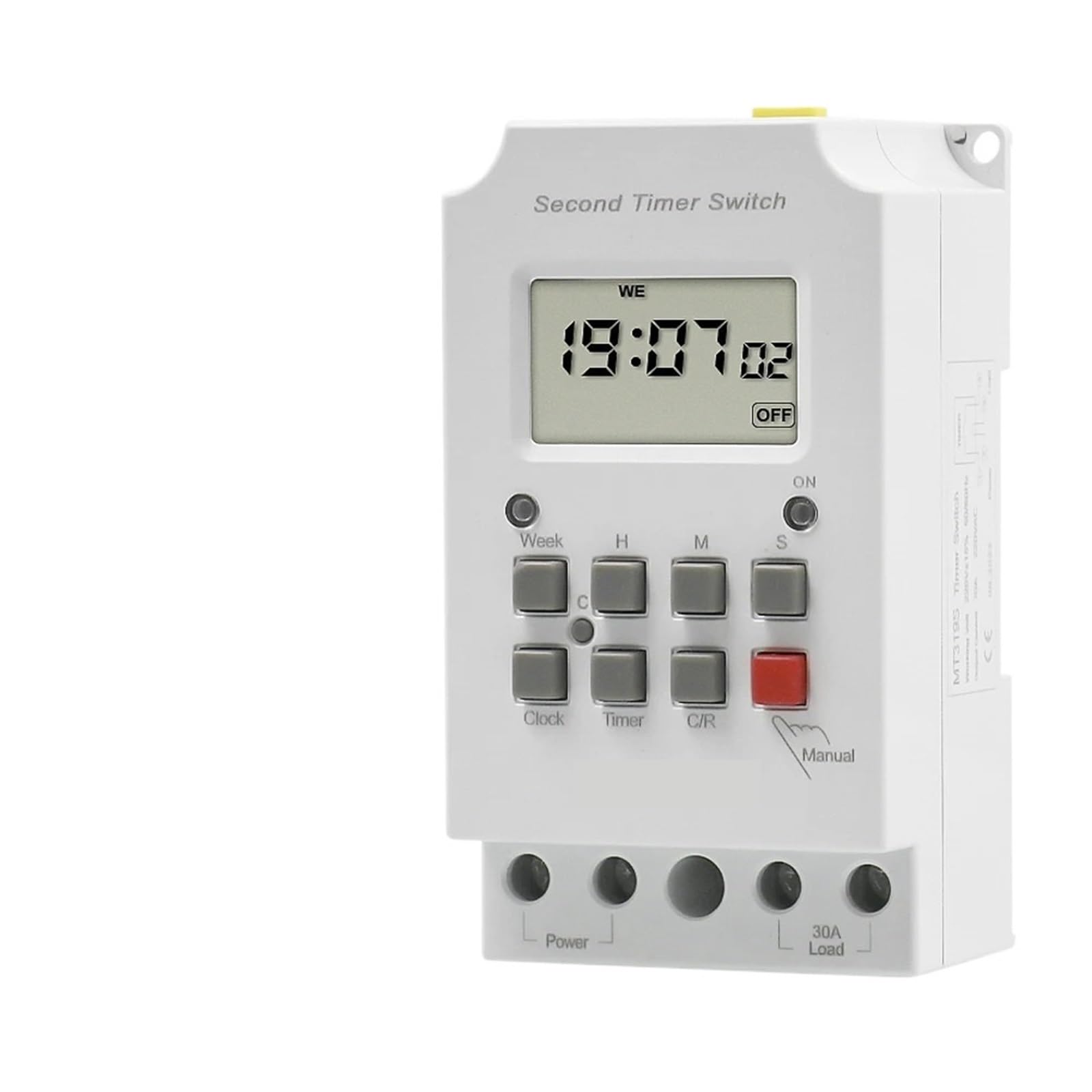 Seria MT316S tygodniowy programowalny cyfrowy dzienny przełącznik czasowy automatyczne sterowanie mikro-timerem elektronicznym 25A/30A 110V/220V(25A 110V)