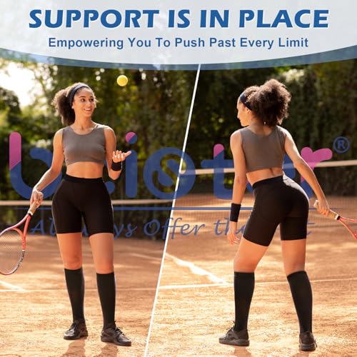 Image of Beister Closed Toe Knee High Calf Compression Socks for Women & Men, Firm 20-30 mmHg Graduated Support for Varicose Veins, Edema, Flight, Pregnancy
