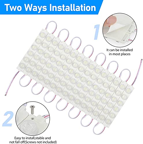 Luce LED 12V Per Van E Camper | 90 LED Super Luminosi | 15 Moduli Separabili | Adesivo Per Soffitto - Foto 5