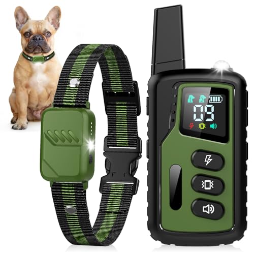 Shock Collar for Dogs, Ultimate Dog Training Collar with Remote, 4500FT Range, IP68 Waterproof, 3 Humane Modes (Beep, Vibration, Shock), Safety Lock & Safety Light – for Small, Medium & Large Dogs
