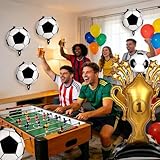 Fukaisu Soccer Balloons Set, Includes Trophy & 6pcs Soccer Balloons Sports-Themed Party Decoration Supplies for Boys Kids Birthday Party Decor (Pentagonal Pattern Style) - Image 7