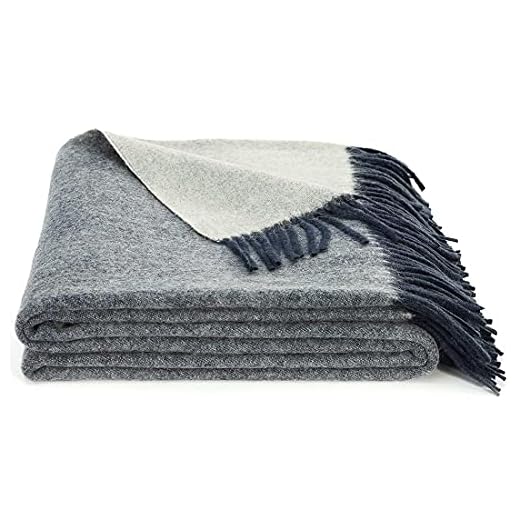 spencer & whitney Blanket Throws Wool Blanket Denim Blue Wool Throw Blanket Australian Cashmere Wool Throws Lightweight Blanket Throws for Couch