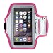Gear Beast Sport Gym Running Armband with Key Holder and Reflective Safety Band for iPhone 6s, 6, Galaxy S7, S6, S6 Edge, S5, Motorola Moto G, Moto E, Moto X, Droid Maxx, Droid Turbo, Other