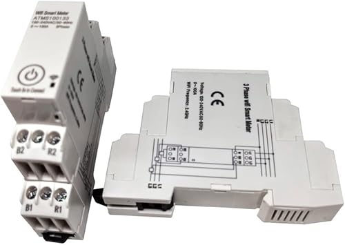 Three-phase WIFI Smart Meter, Smart Meter Energy Monitor For Three-phase Four-wire Circuits For Residential Commercial And Industrial 90 * 65.5 * 18mm
