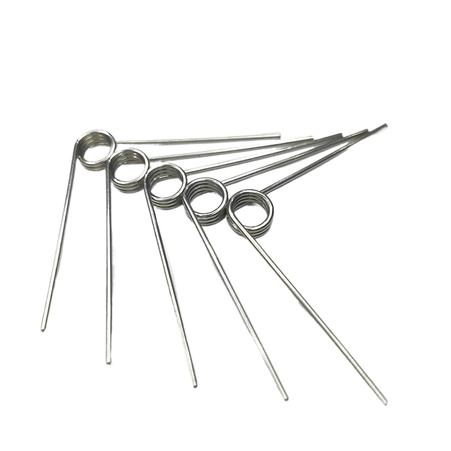 20PCS Wire Diameter 1.0mm Right Torsion Spring Return and Reset V-Shaped Laps1/2/3/4/5 Lap(9Lap(9mm),7.5MM,1.0mm(60Anglen))