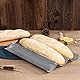 PIQIUQIU Baguette-Backblech, Baguette Backform für 3 Baguettes, Baguetteblech mit Hochwertiger Antihaftbeschichtung, 38 x 24.5 cm