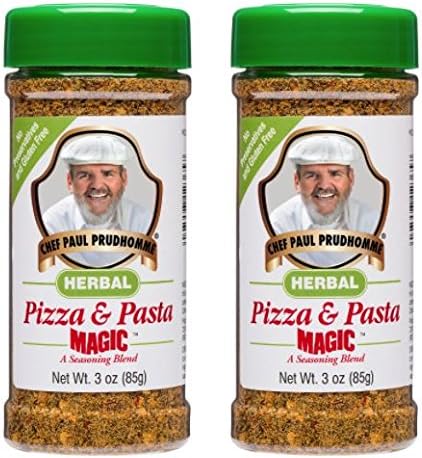 Chef Paul Prudhomme?s Herbal Pizza and Pasta Magic Seasoning Blend 3.0 OZ. (Pack of 2)