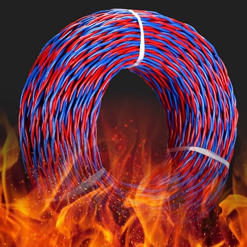 Câble électrique flexible 2C 1.5mm² torsadé et ignifuge de 30ft - 4