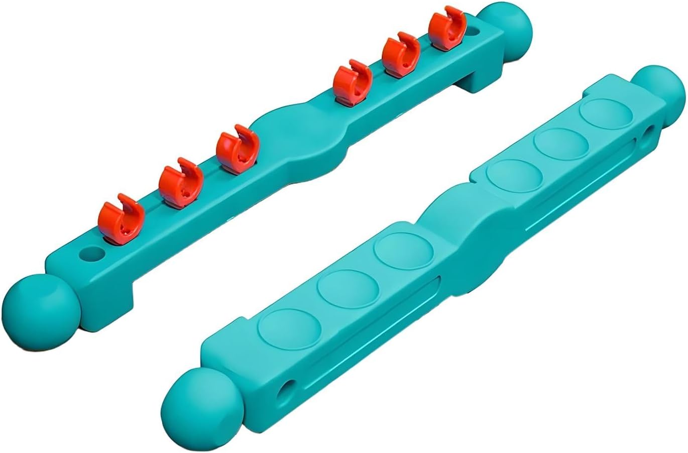 Snooker Pool Cue Rack Display Pool Equipment for 6 Cues Wall Mounted for Billiards Club Community Center Game Room