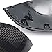 SNA Carbon Fiber Mirror Caps for for X3 F25 X4 F26 X5 F15 X6 F16 (Black Side Carbon Mirror Covers, 2-pc Set)