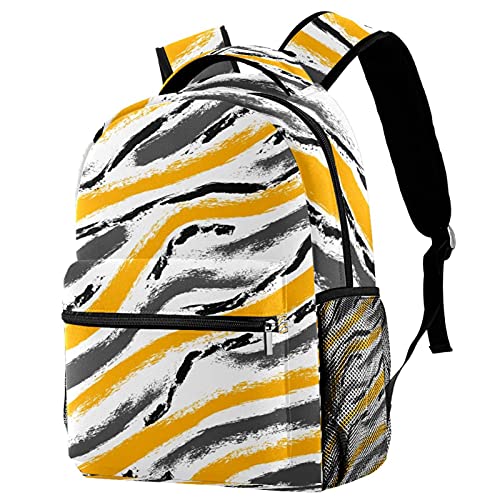 Sac à dos d'école multicolore à motif girafes pour homme et femme