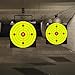 Atflbox Bullseye Paper Shooting Target for The Range, 12x12 Inch High Visibility Target Paper for Indoor and Outdoor Shooting Practice, Suitable for Handgun, Pistol, Rifle, Pellet (100 Pack)
