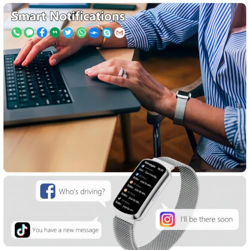 Image of JYUAJOI Health Fitness Tracker, Smart Watch with 24 /7 Heart Rate, Activity Tracker with Blood Pressure and Blood Oxy-gen Monitor, 120 Sport Mode Waterproof Sleep Tracker for Women Men