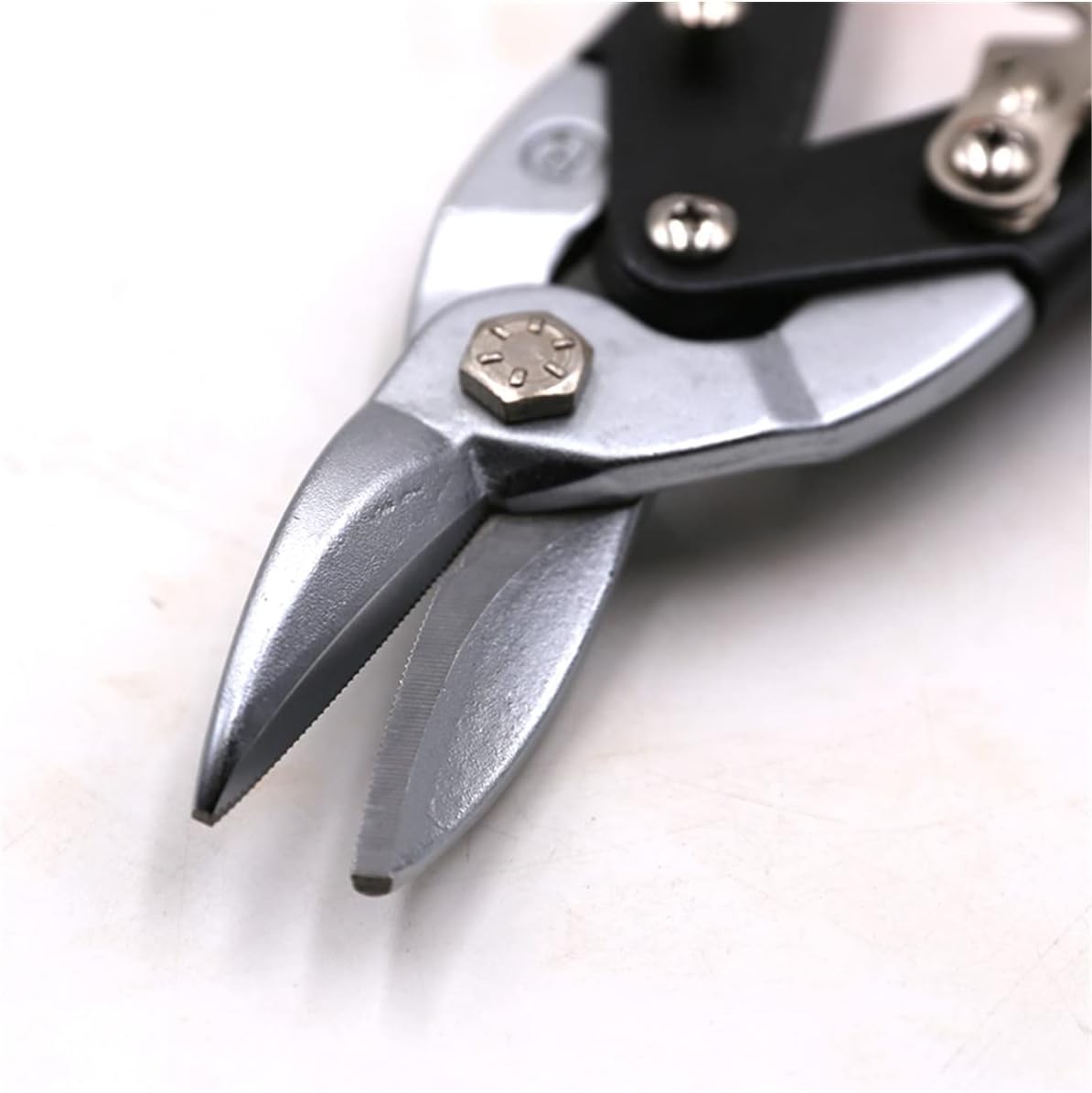 WEDO 10" Aviation Snips Set 3pcs, Straight Left and Right Cut Tin Snips, Metal Shears with Forged Blade, CR-V Steel, PVC and TPR Handle, Heat Treatment