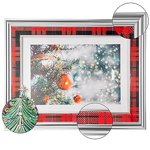 Christmasstyledecorationsphotoframe75inchmetalcheckeredpatternhighdefinitiondisplaypicturesfortabletophomedecorativeforholidaypartygiftredblackchristmastree  Urban Country Home Decor Christmas style decorations photo frame 75 inch metal checkered pattern high definition display pictures for tabletop home decorativefor holiday party giftredblackchristmas tree  urban country home decor