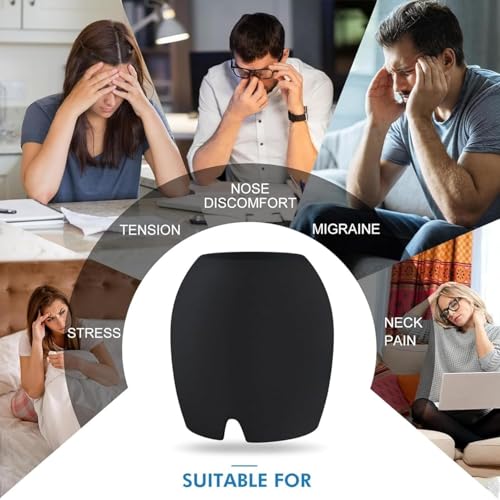 Image of Migraine Relief Cap Migraines | Hot & Cold Therapy Headache Cap for Migraine | Thermax Gel Ice Head Wrap for Instant Comfort & Relaxation | Reusable Migraine Cap for Men & Women (Black)