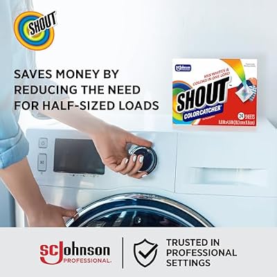 SC Johnson Professional SHOUT COLOR CATCHER 24 Count x 12 Pack, 288 Sheets for Busines Use