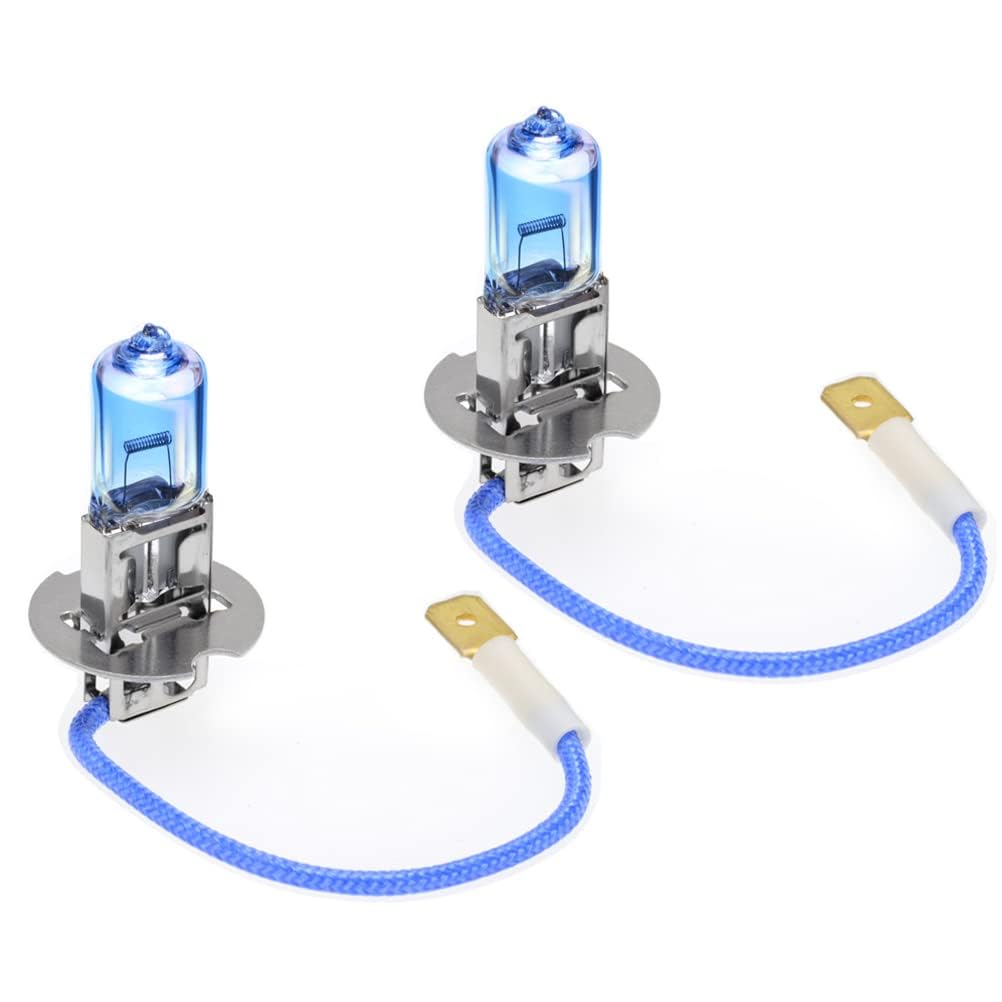 IPF Halogen H3 Titanium White Bulb 4250K 12V 55W Fog Lamp Pair Japan