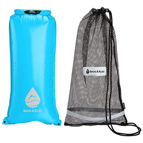 Skog Å Kust SnorkelSåk 2-in-1 Mesh Snorkel Bag with Removable Interior Waterproof Dry Bag | Blue Cover