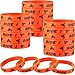 48 Pieces Dirt Bike Rubber Bracelets Motocross Silicone Wristbands for Motocross Themed Kids Birthday Party Accessories