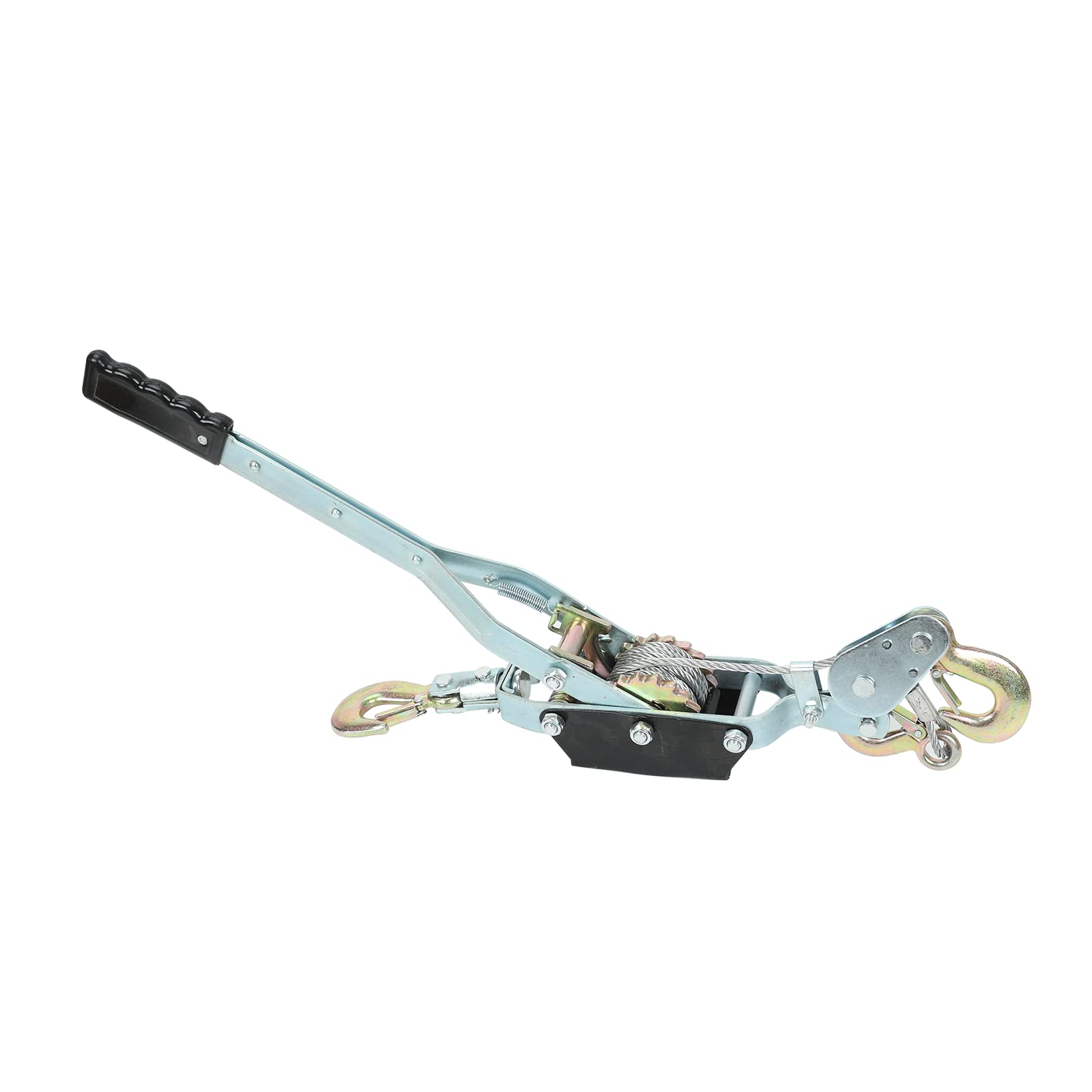 Buy 5 Ton Heavy Duty Steel Cable Dual Gear Power Ratchet with 3 Hooks