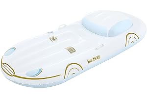 Bestway H2OGO! Deluxe Comfort Plush Pool Floats | Singe and Double Lounges...