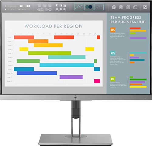 Image of HP EliteDisplay E243i LED Display 61 cm (24 inch) WUXGA Flat Black,Silver
