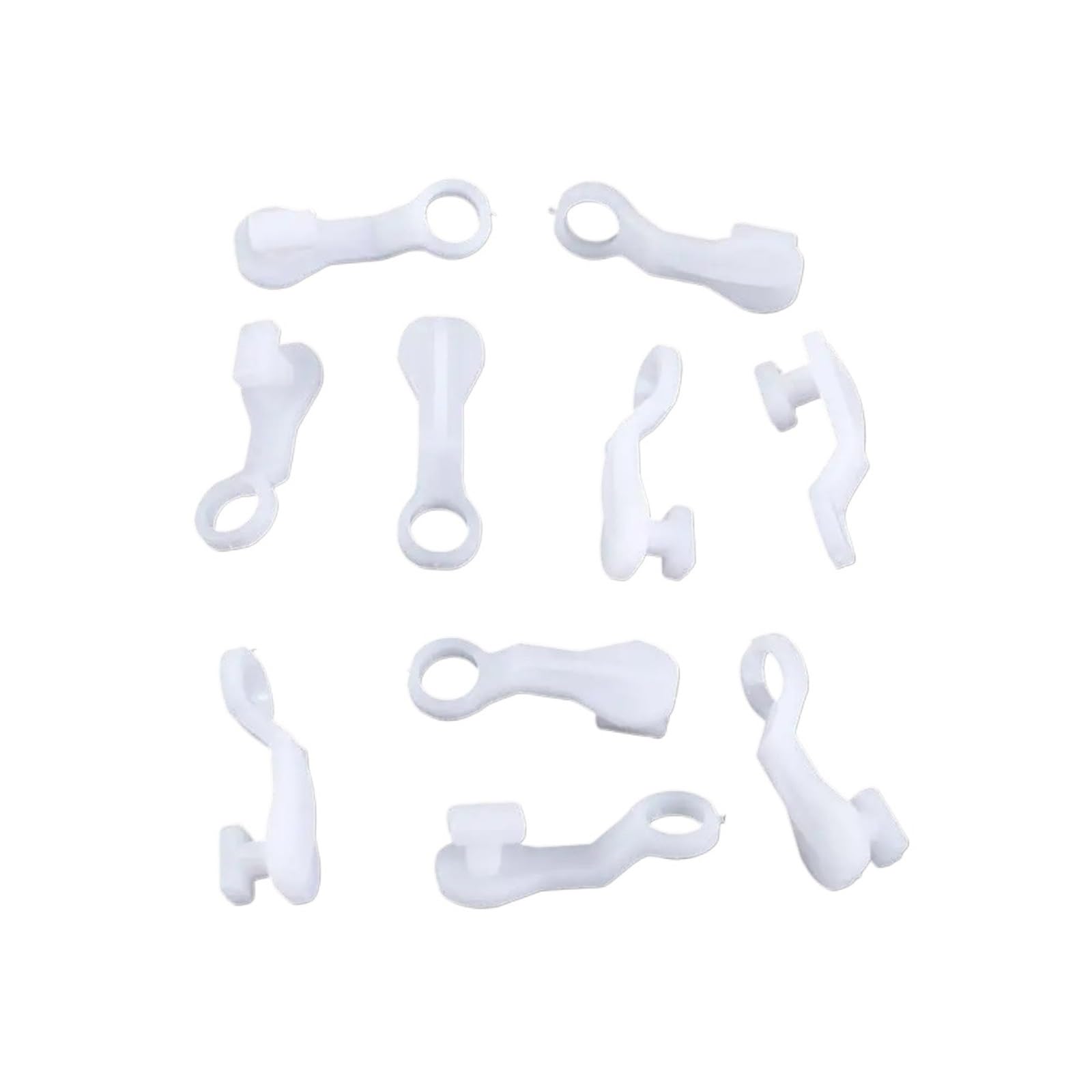 Curtain Track Gliders 50/100/150PCS For Hanging Clip On Replacement Curtain Rings Track Glider Hook Rail Runner(150PCS)