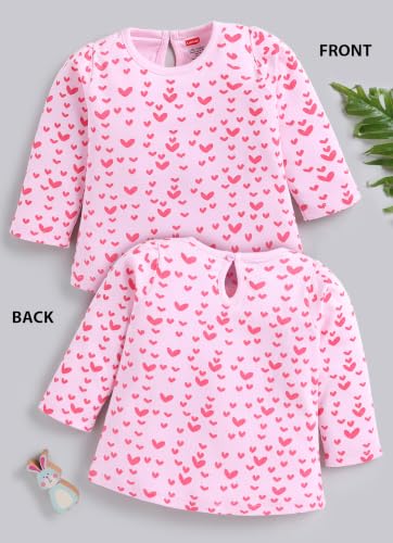 Image of LuvLap Baby Girls 100% Cotton Full Sleeve Girls Top Pack of 4