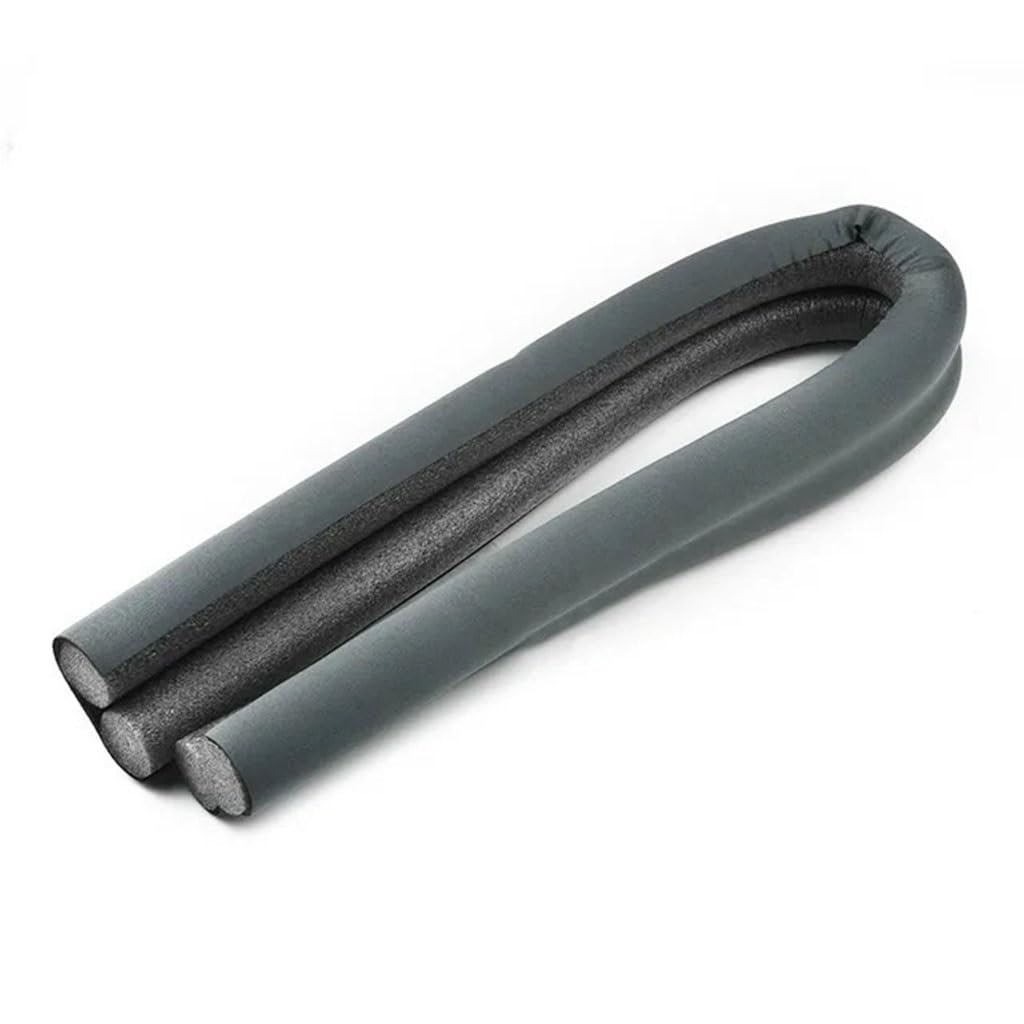 Windproof Seal Strip Draught Excluder - 95cm Double Door Bottom Guard, Dustproof Blocker & Soundproof Sealer,1pcs(Gray)