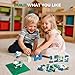 HUIZDQ 1500 Pieces Building Bricks, Classic Bulk Small Blocks, Classic Bricks Set Basic Building Blocks Compatible with All Major Brands(Natural Colors)