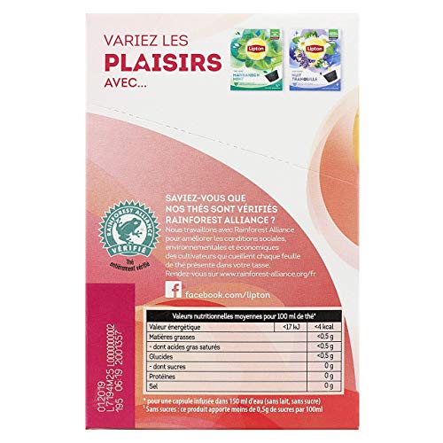 Lipton Thé Noir Fruits Rouges, Capsules Compatibles Nescafé Dolce Gusto Label Rainforest Alliance 48 Capsules (Lot de 4x12 Capsules) - Image 8